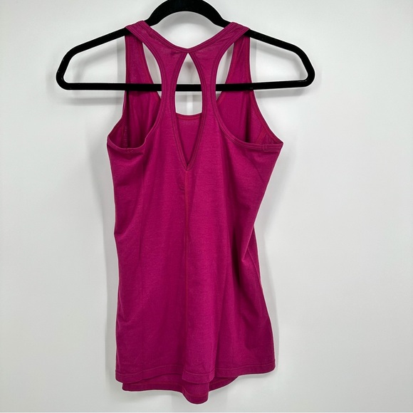 NWT Gymshark Tempo Vest Plum Purple Workout Tank Top Racerback Womens Size XS - Picture 4 of 4